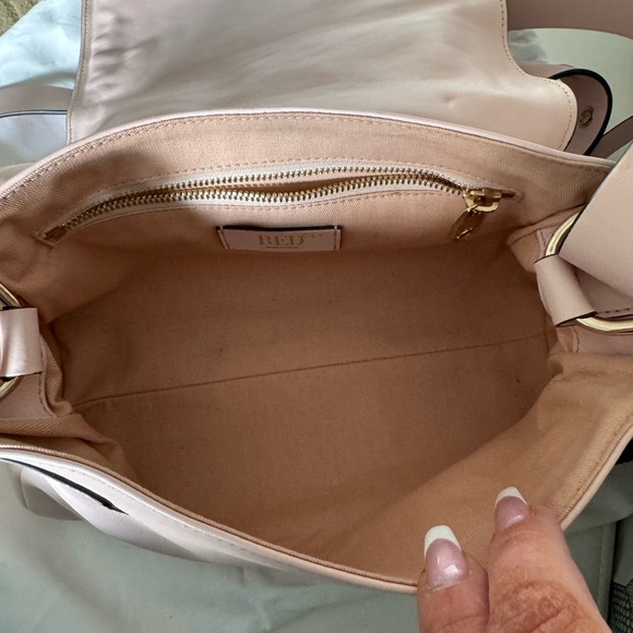 Red Pink Crossbody Bag with Adjustable Strap - Picture 9 of 11